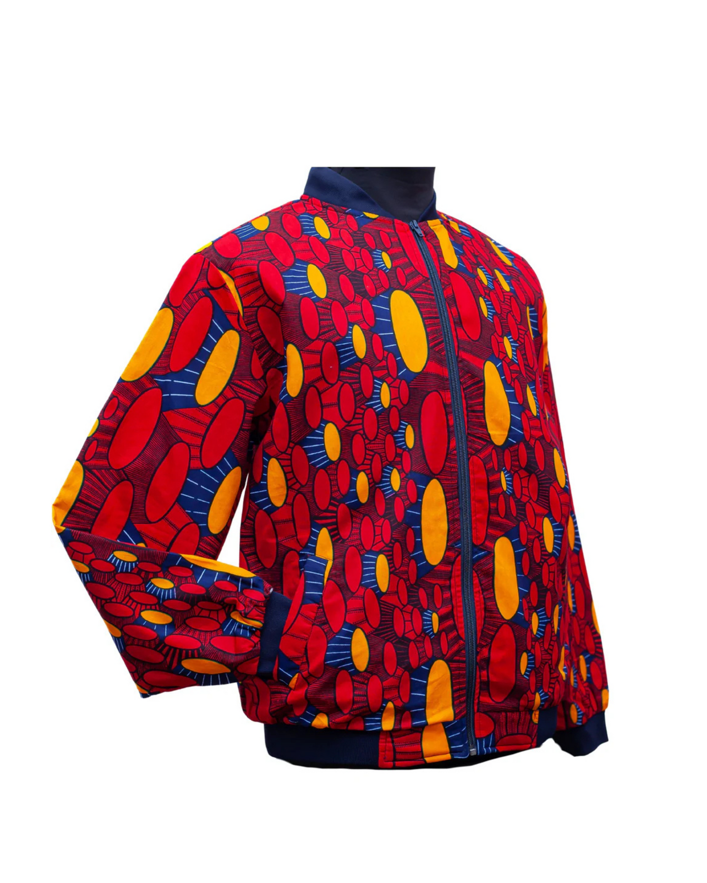 Crimson Blossoms Jacket (Plus free scarf).