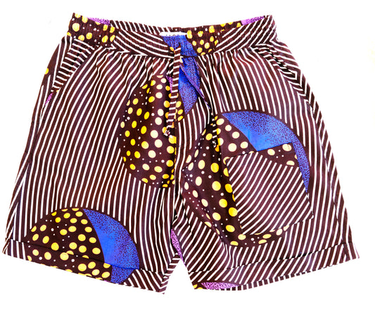 Indigo Dot Shorts
