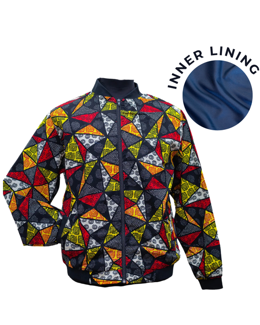 Mosaic Jacket (Plus free scarf).